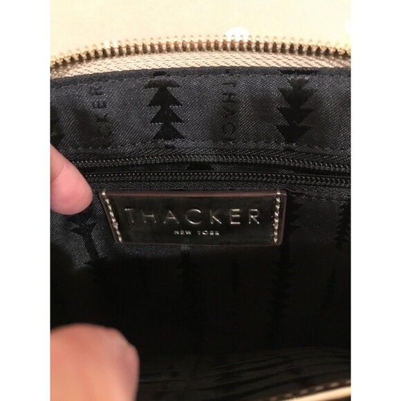 Thacker Gable Ring Pouch clutch in metallic Gold - Picture 6 of 7